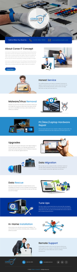 Web Design par rightway pour Corse Concept | Design : #20970791