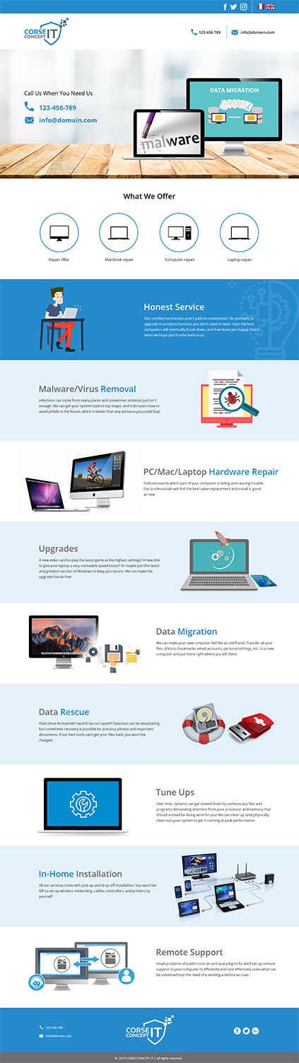 Diseño Web por onixdesign para Corse Concept | Diseño #20968663