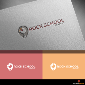 Logo for Rock School . Academy | Logo Design by Graphic Bricks