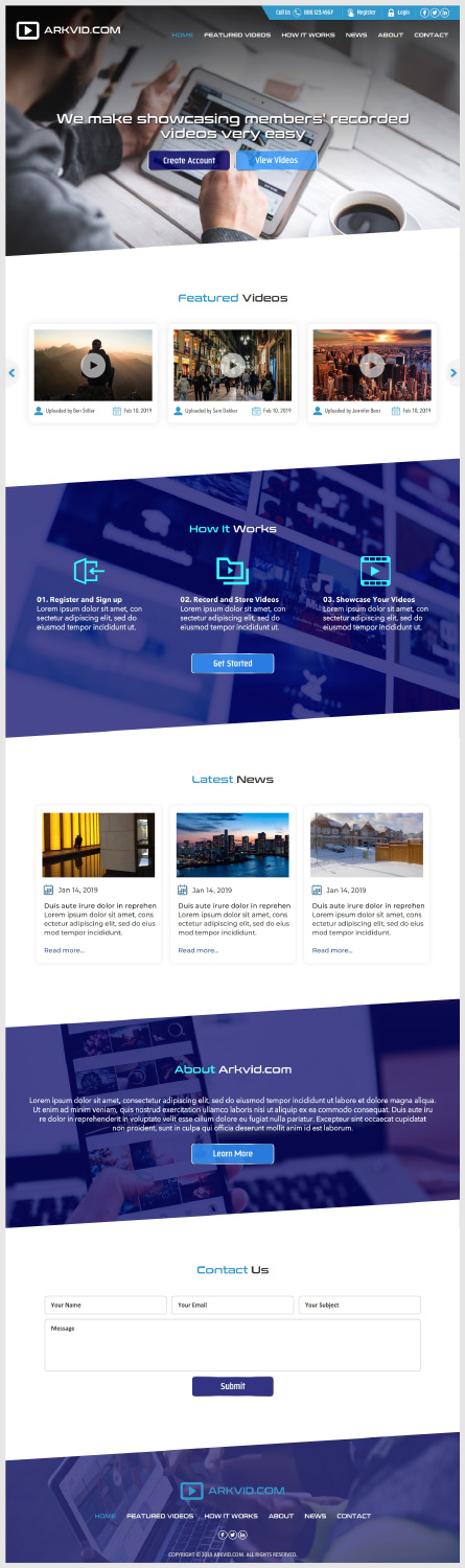 Web Design by -Marc- for this project | Design #21046687