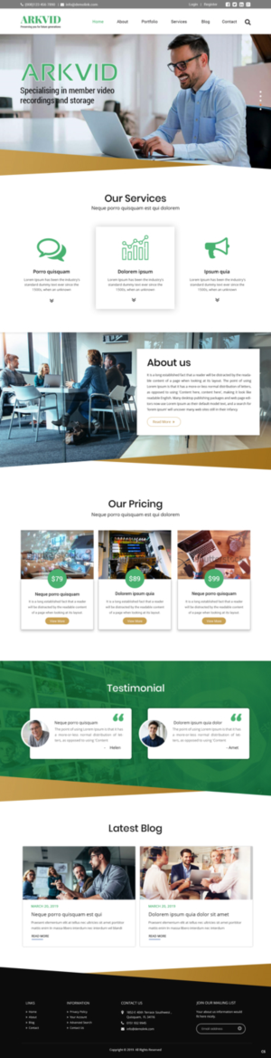 Web Design by pb for this project | Design: #20970892