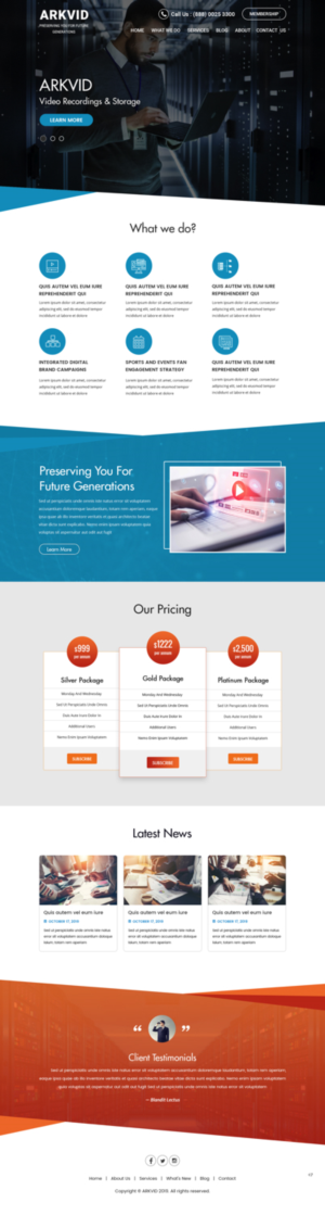 Web Design by pb for this project | Design: #20970893
