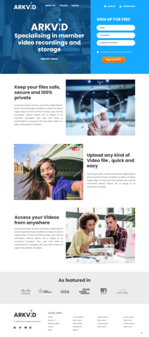 Web Design by pb for this project | Design: #20970907