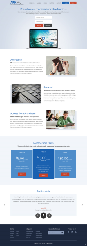 Web Design by pb for this project | Design: #20970909