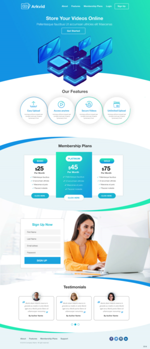 Web Design by pb for this project | Design: #20970917