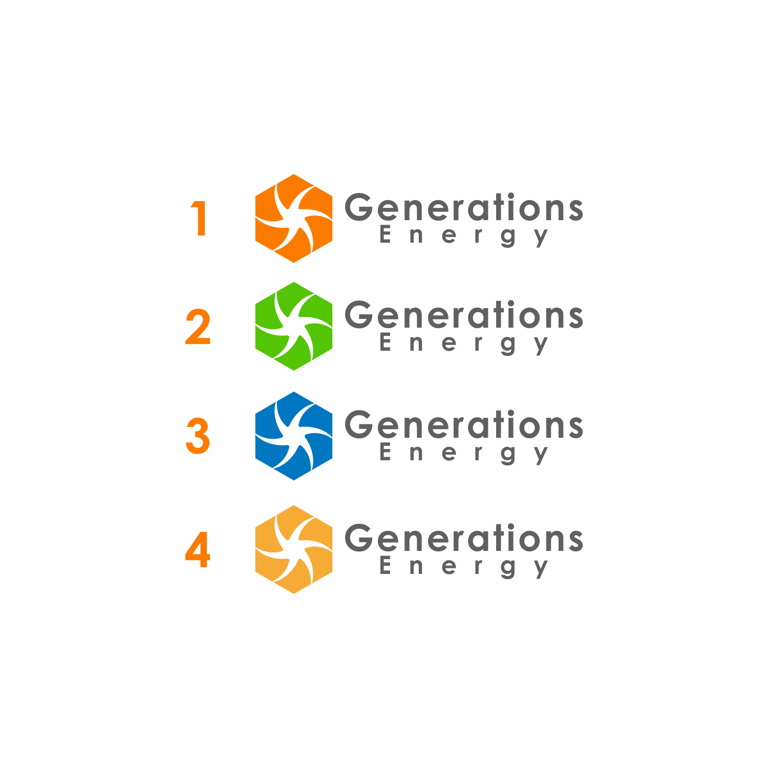 Logo Design by saher khan 2 for Generations Energy | Design #20973796