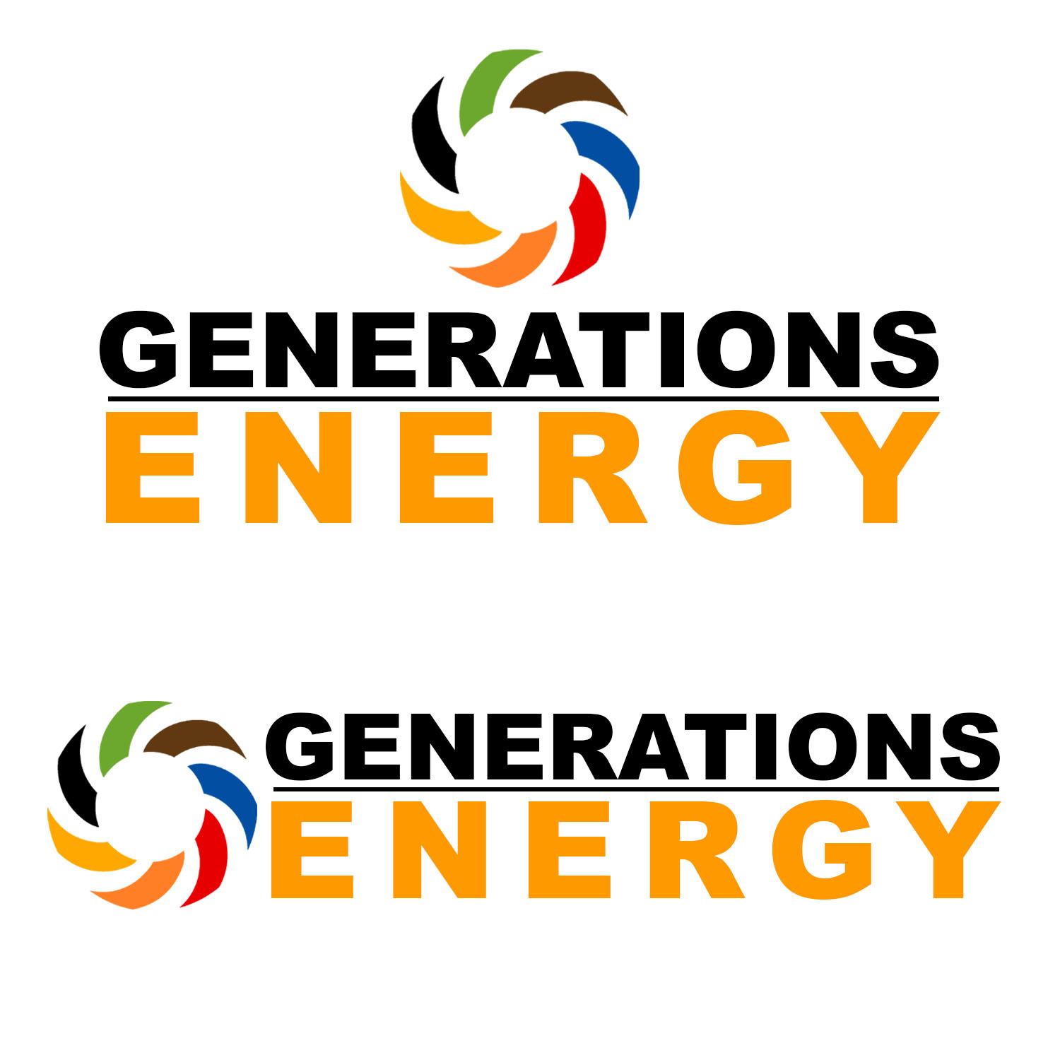 Logo Design by Miguel Caetano for Generations Energy | Design #20970150