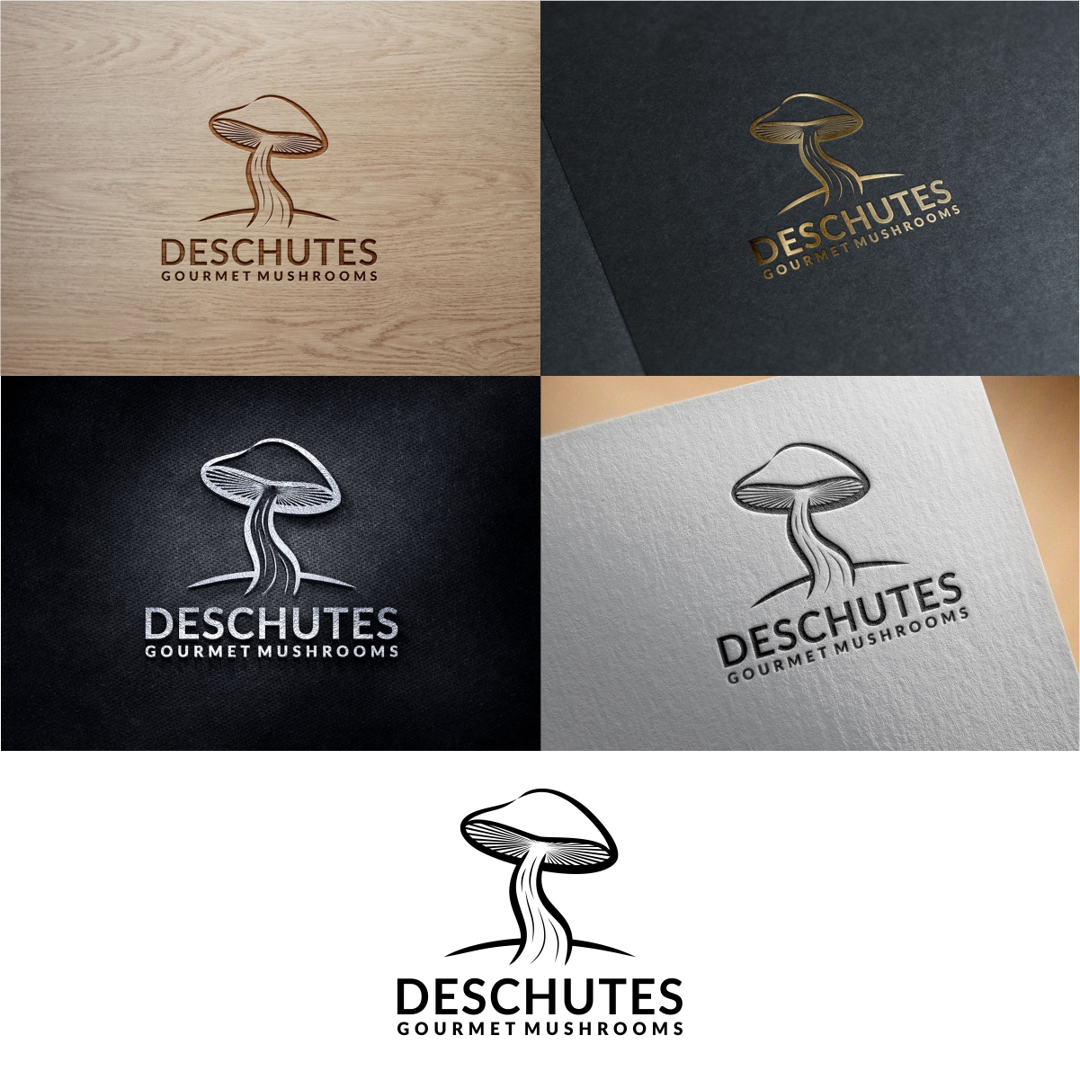Logo Design by DesignLima for Deschutes Gourmet Mushrooms | Design #20955033