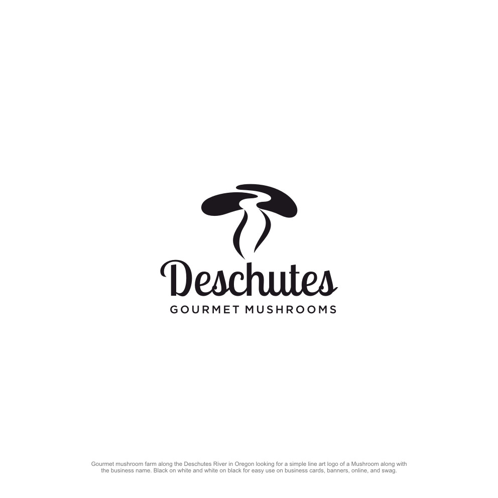 Logo-Design von heymlett für Deschutes Gourmet Mushrooms | Design #20951167