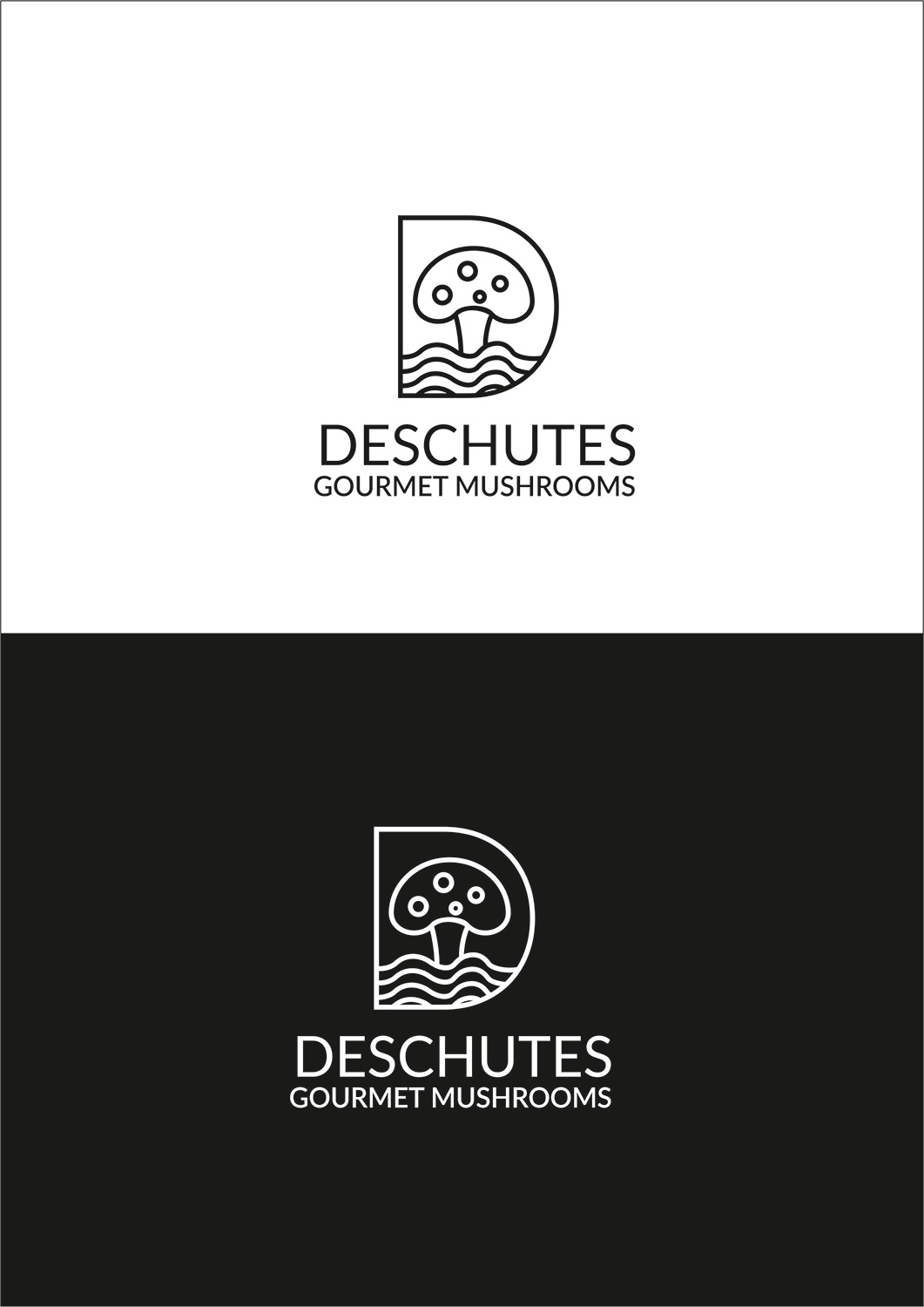 Logo Design by Bang Bang for Deschutes Gourmet Mushrooms | Design #20947985