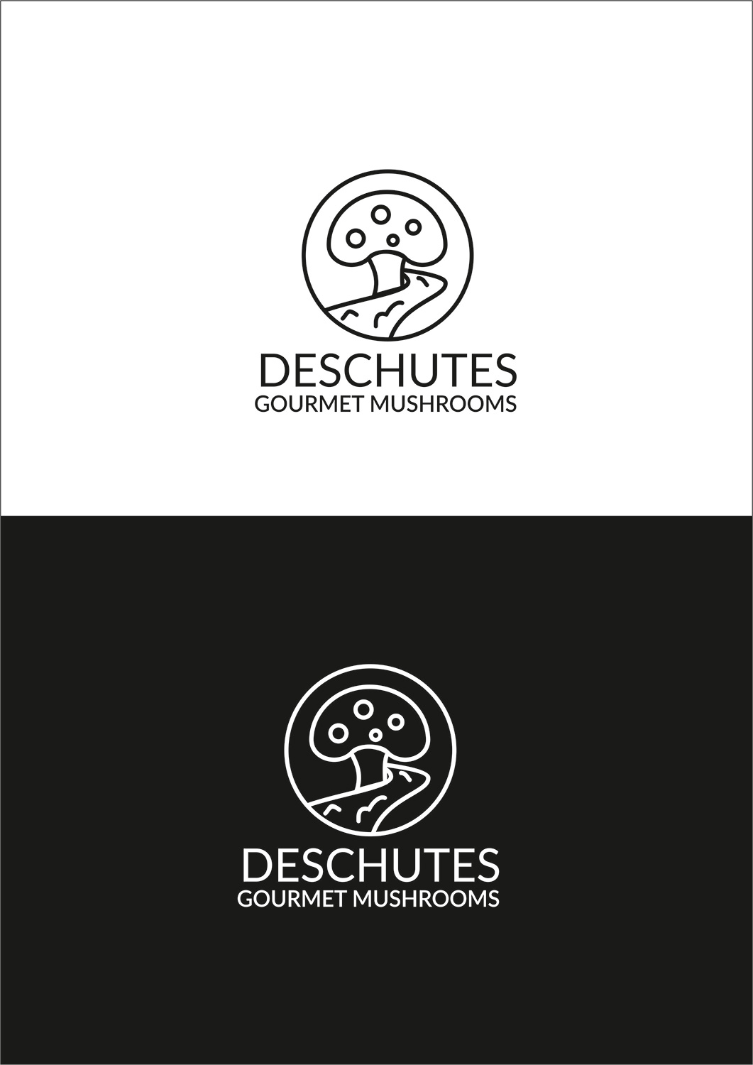 Logo Design by Bang Bang for Deschutes Gourmet Mushrooms | Design #20947987