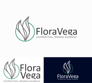 FloraVega .  Certified Pure, Absolute Excellance . (Tagline is open for refresh) | Logo Design by ree23