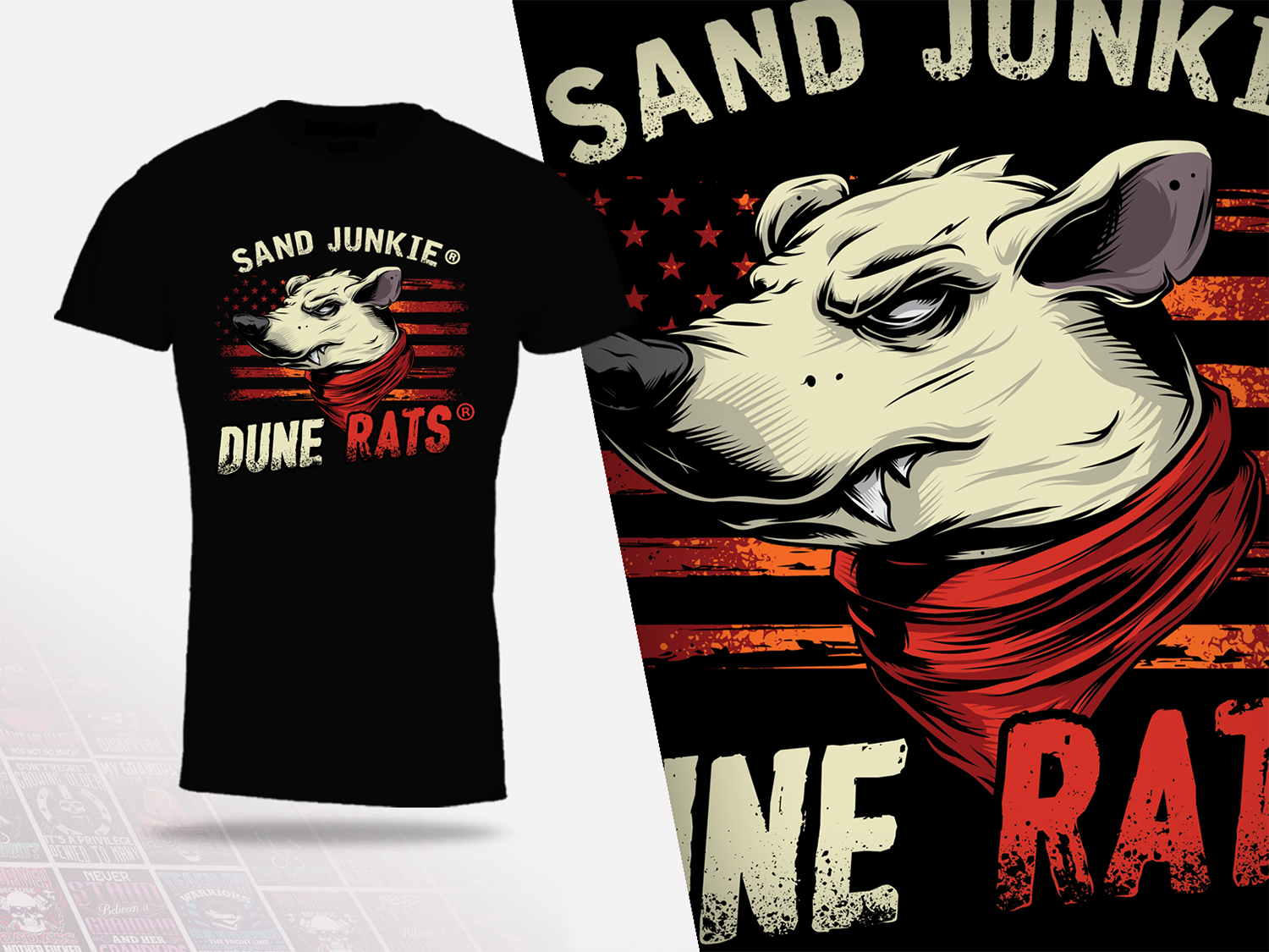 T-shirt Design by GraphicRogue for DuneRats | Design #20958500
