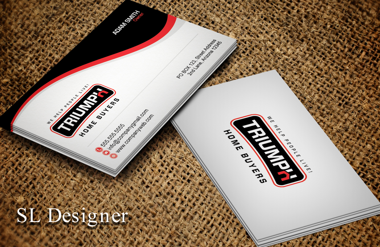 Business Card Design by SL Designer for this project | Design #20952344