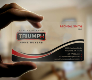 Professional Home Buyer business card needed | Business Card Design by Tripti Ranjan Gain