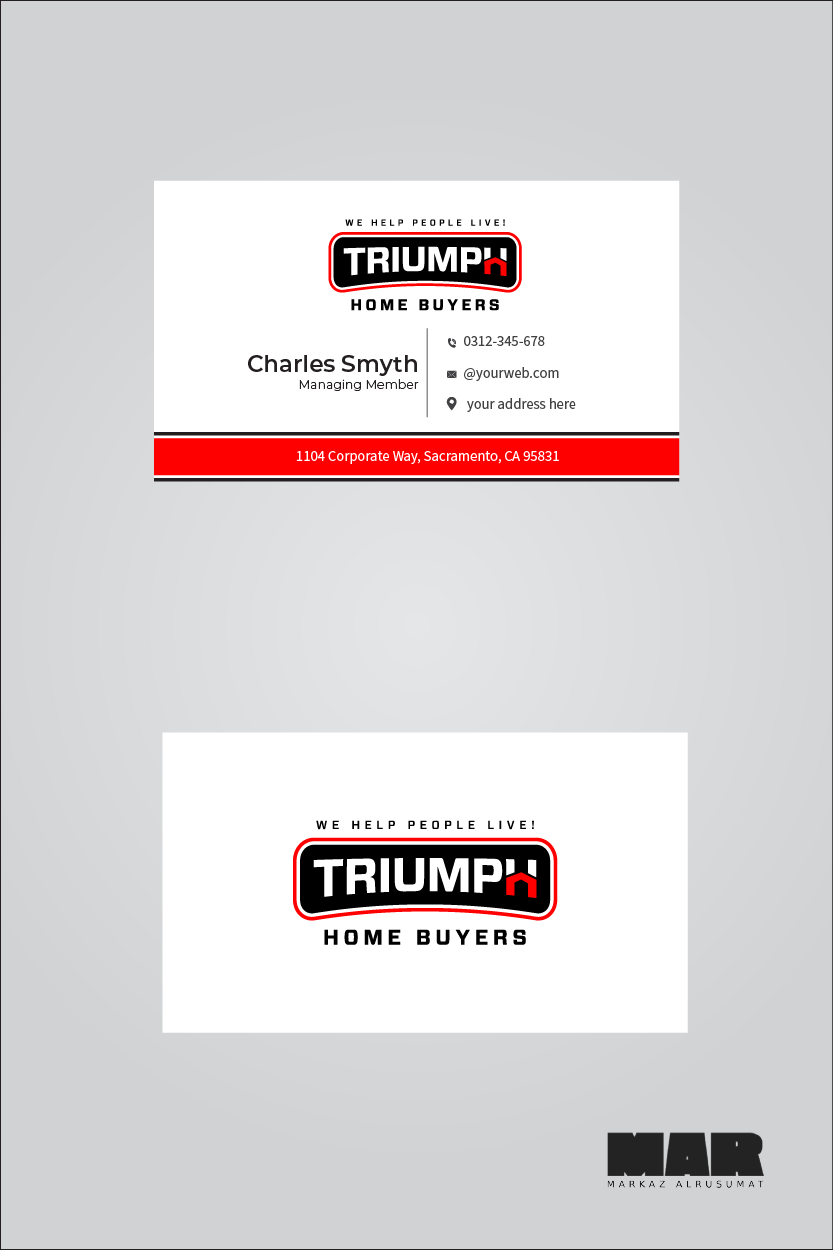 Business Card Design by MarkazAlrusumatOfficial for this project | Design #20983944