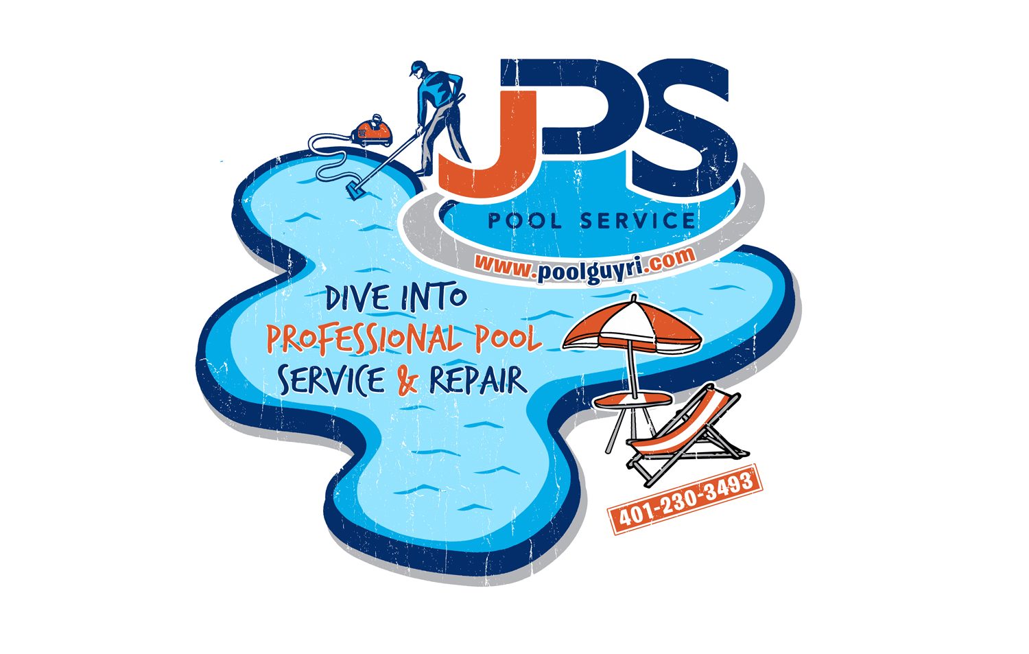 T-shirt Design by erwin87 for JPS POOL SERVICE | Design #20955727