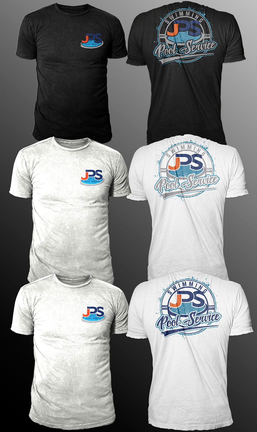 T-Shirt-Design von Kdr designs für JPS POOL SERVICE | Design: #20958056