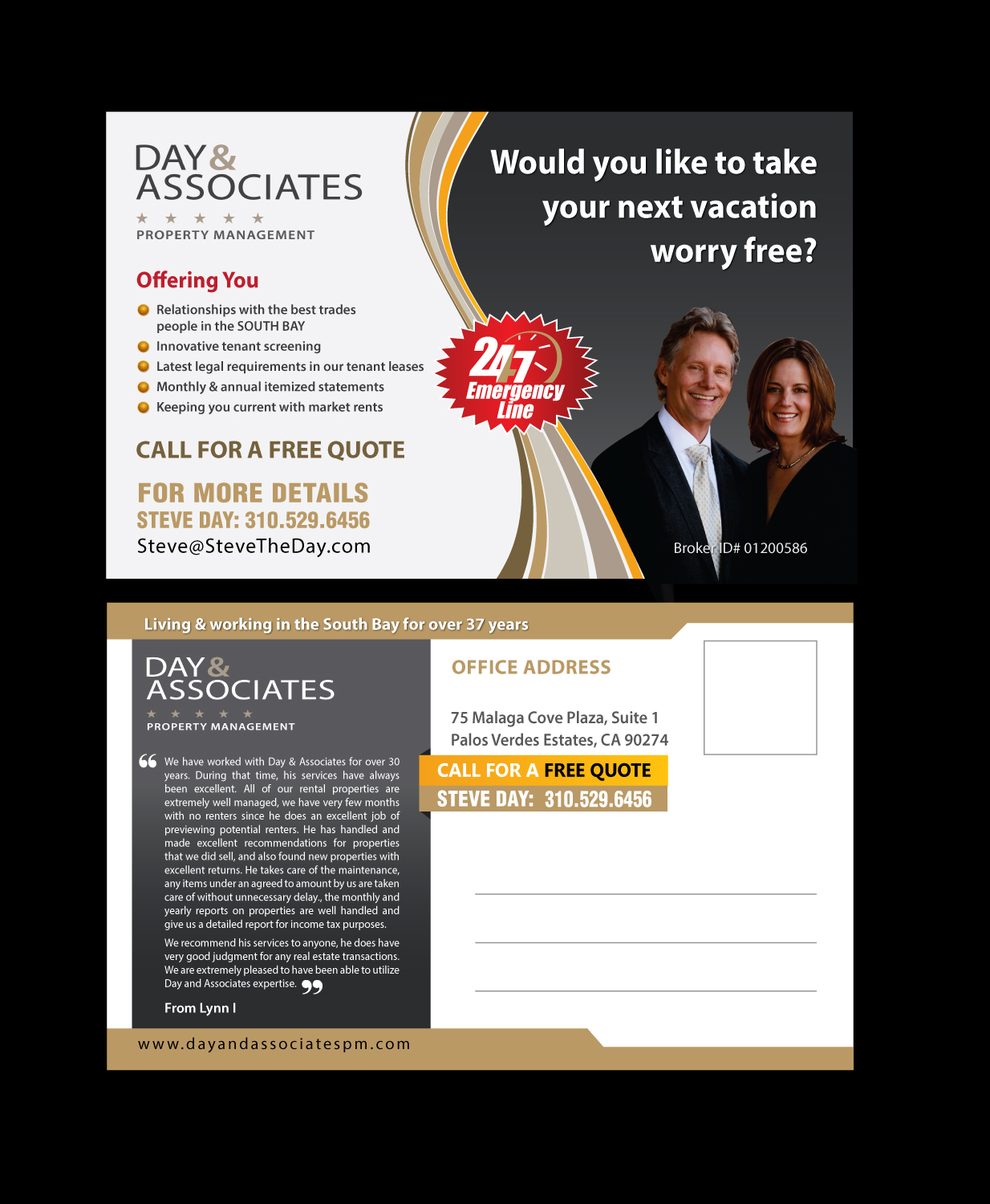 Postcard Design by meet007 for this project | Design #21022495