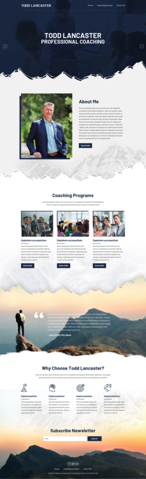 Web Design by pb for this project | Design: #20962077