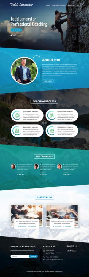 Web Design by pb for this project | Design: #20962079
