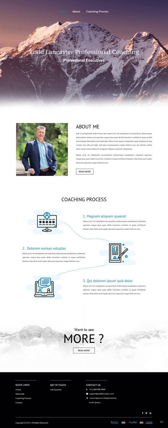 Web Design by pb for this project | Design #20962083