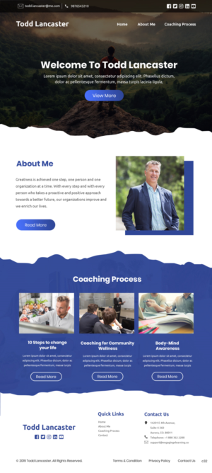Web Design by pb for this project | Design: #20962089