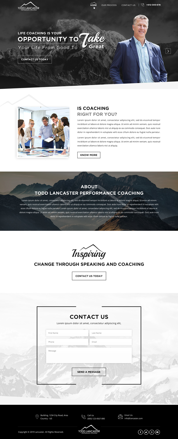 Bold, Serious Web Design for a Company by Sbss | Design #20969135
