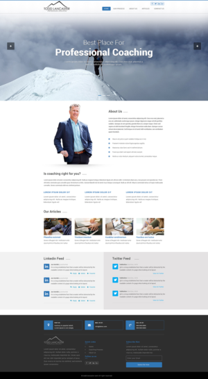 Web-Design von Abhinav Katiyar für dieses Projekt | Design: #20974617