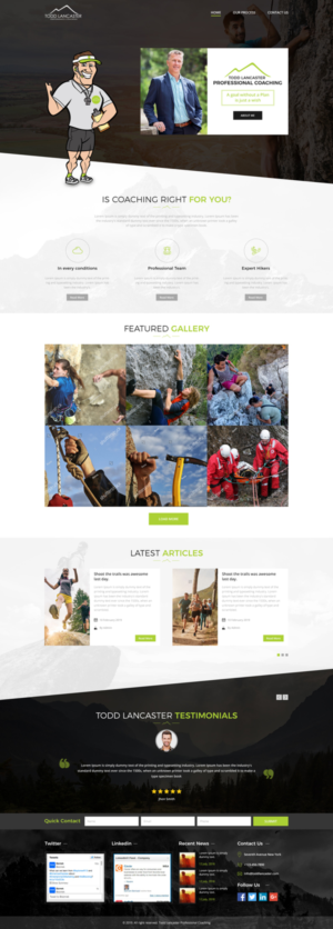 Web-Design von AbhishekRoyBunty für dieses Projekt | Design: #21001394