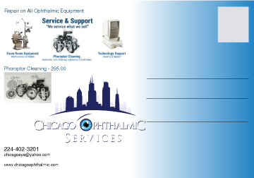 Diseño de Postal por Laksri para Chicago Ophthalmic Services, Inc | Diseño #20965972