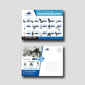 Postcard Design by debdesign for Chicago Ophthalmic Services, Inc | Design: #20948463