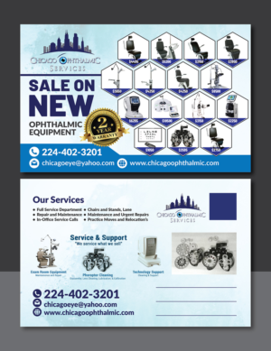 Postcard Design by Deziners Zone for Chicago Ophthalmic Services, Inc | Design: #20949882