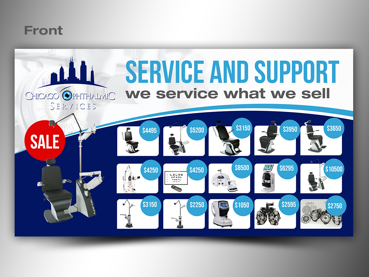 Postcard Design by innovative earth for Chicago Ophthalmic Services, Inc | Design #20947197