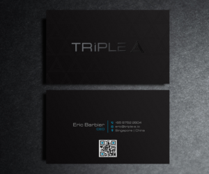 Triple A Technology Business Card Contest | Visitenkarten-Design von Designers Hub