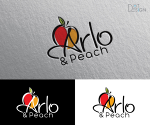 Arlo & Peach | Logo-Design von Dot Design 3