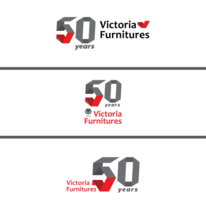 Logo for celebrating 50 years of business | Graphic Design by egr__