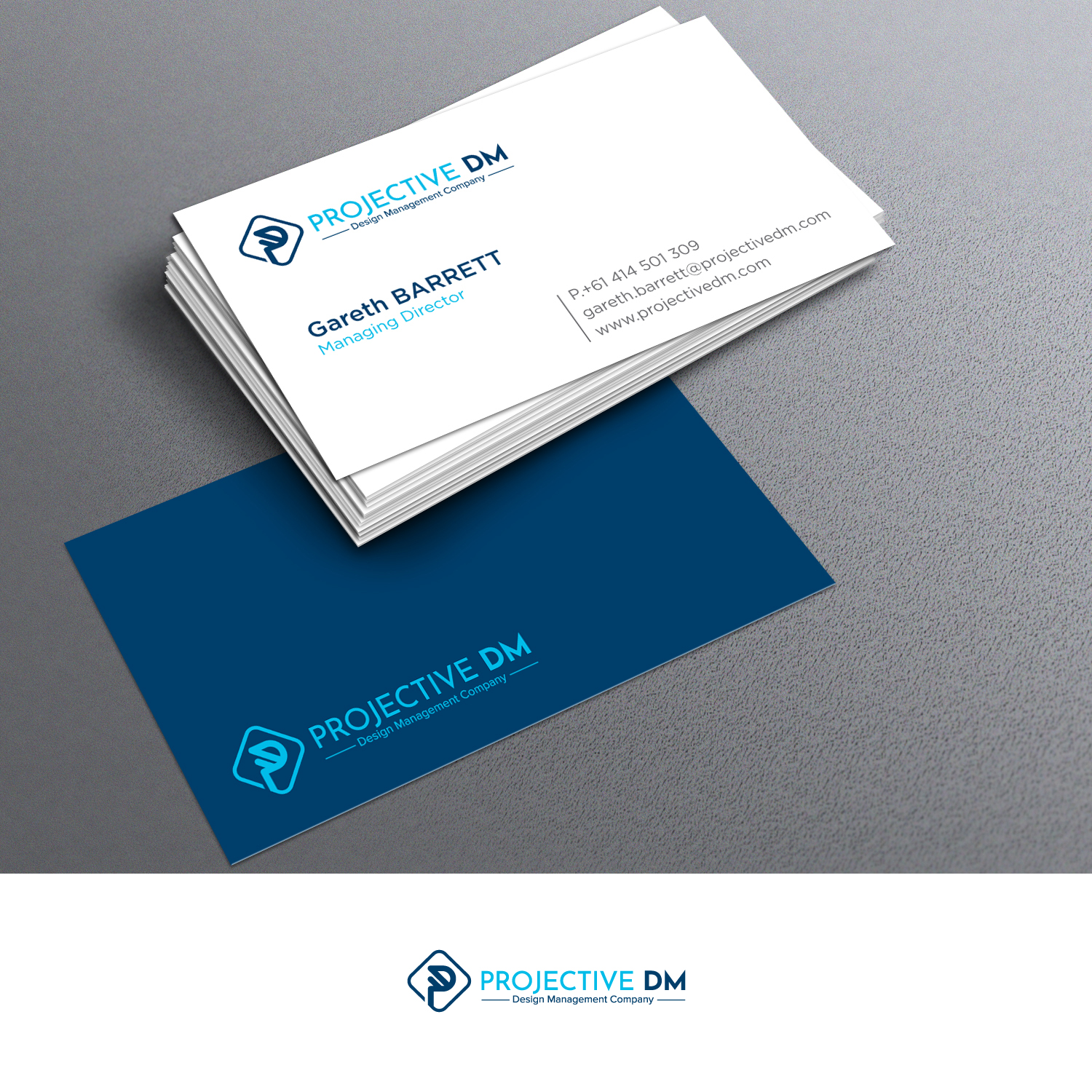 Business Card Design by designbysy for Projective DM | Design #20962306