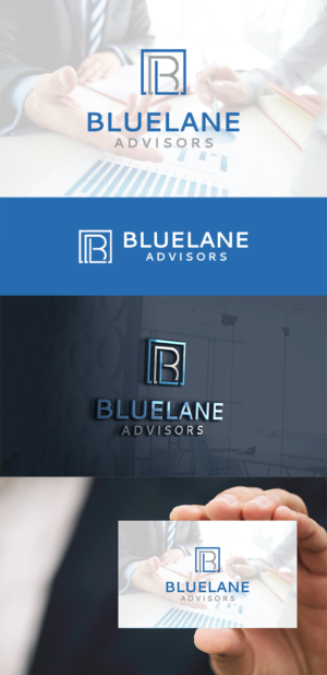 BlueLane (Advisors in smaller print below) | Logo Design by rivemediadesign