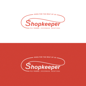 Shopkeeper / Fly Rods / Rods for the Rest of Us / Bozeman, Montana | Design de Logo par SamiddhaH