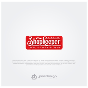 Shopkeeper / Fly Rods / Rods for the Rest of Us / Bozeman, Montana | Design de Logo par JoseDesign