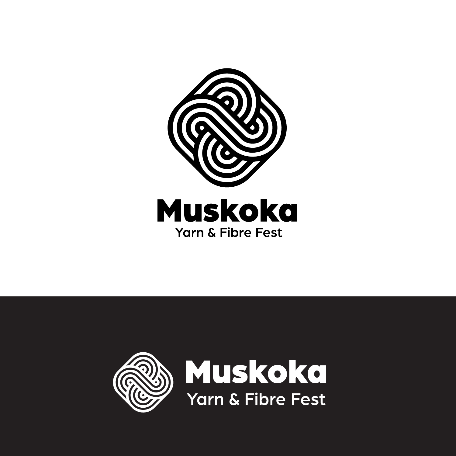 Logo Design by coo.lt for Northern Bay Fibres & Muskoka Yarn Box | Design #20956491