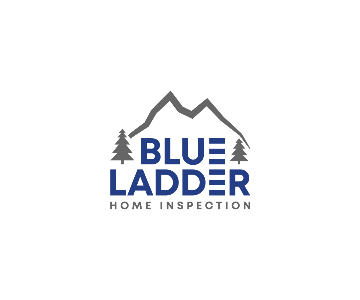 Elegant, Serious, Home Inspection Logo Design for Blue Ladder Home