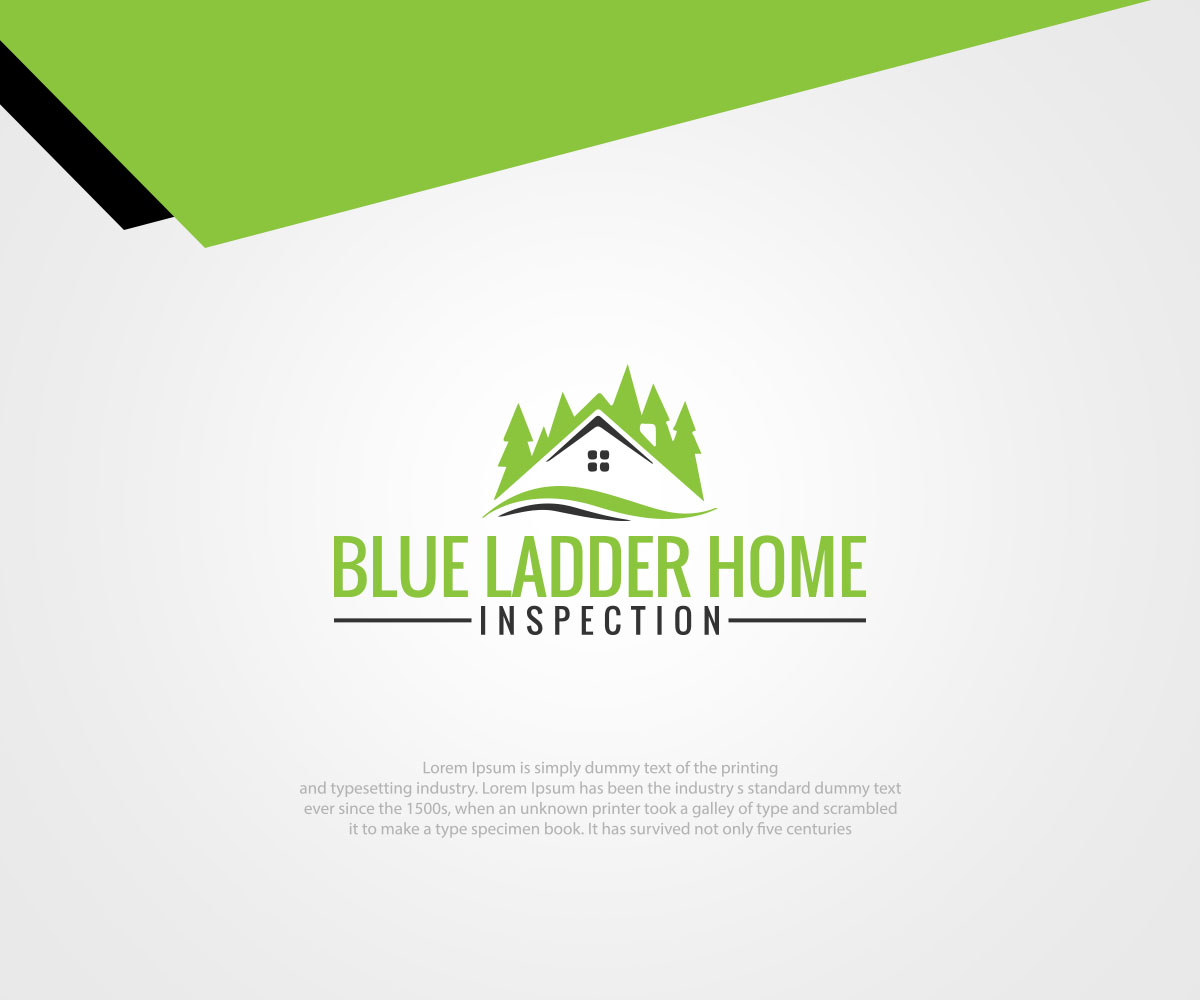 Elegant, Serious, Home Inspection Logo Design for Blue Ladder Home