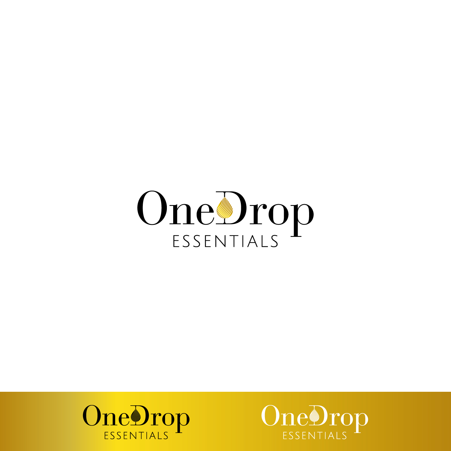 Logo Design by Ellie Afonso for One Drop Essentials | Design #21004502