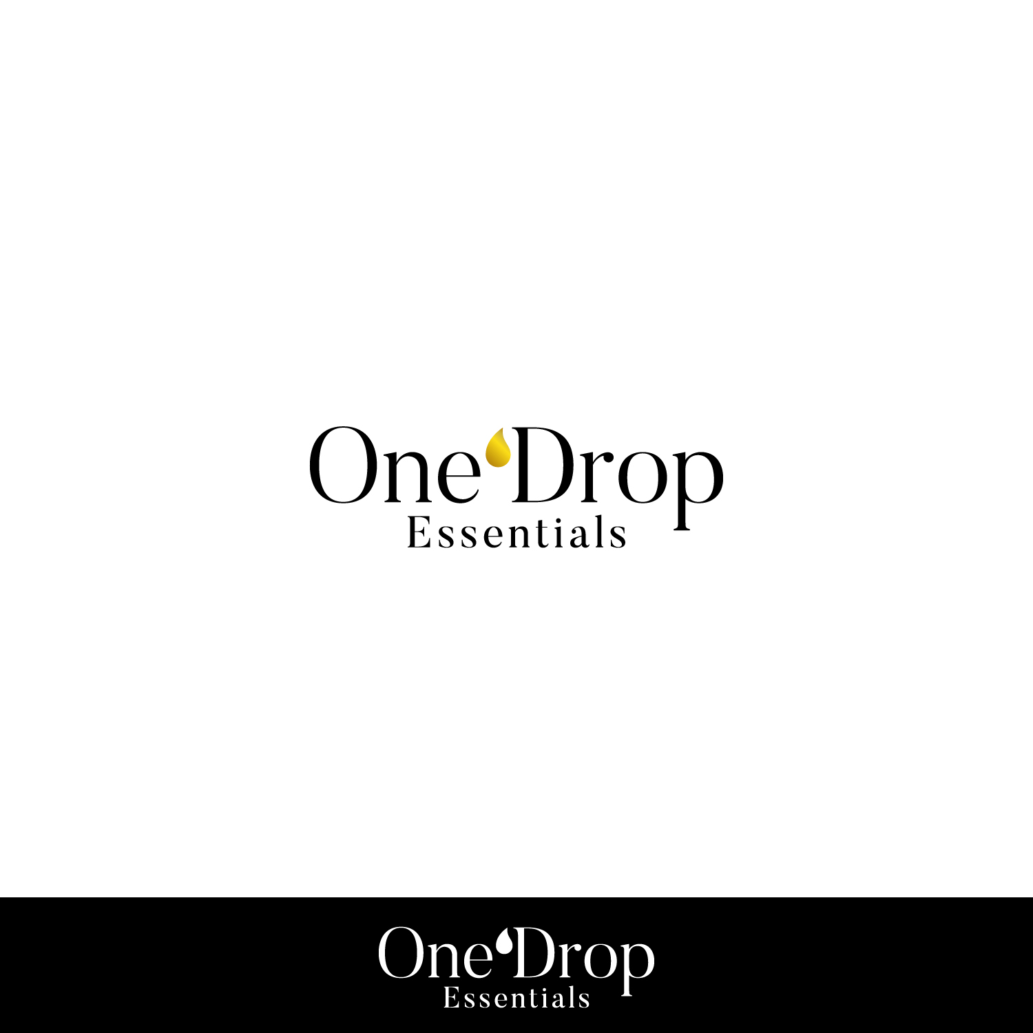 Logo Design by Ellie Afonso for One Drop Essentials | Design #21004596