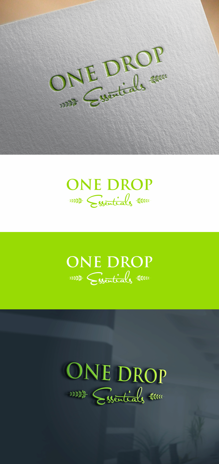 Logo Design by aqilazhifara for One Drop Essentials | Design #20981574