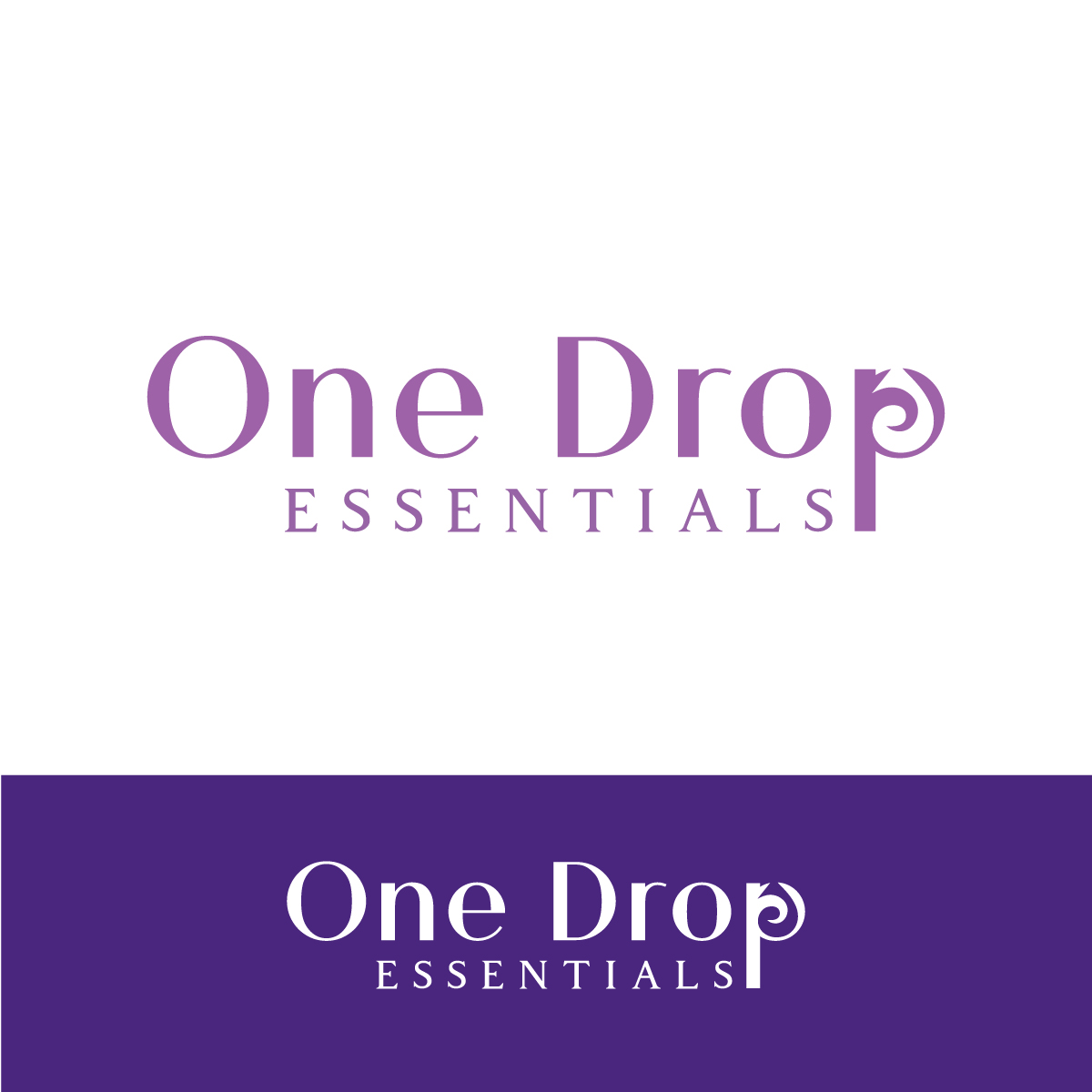 Logo Design by **INCREDIBLEDESIGNERS** for One Drop Essentials | Design #20960194