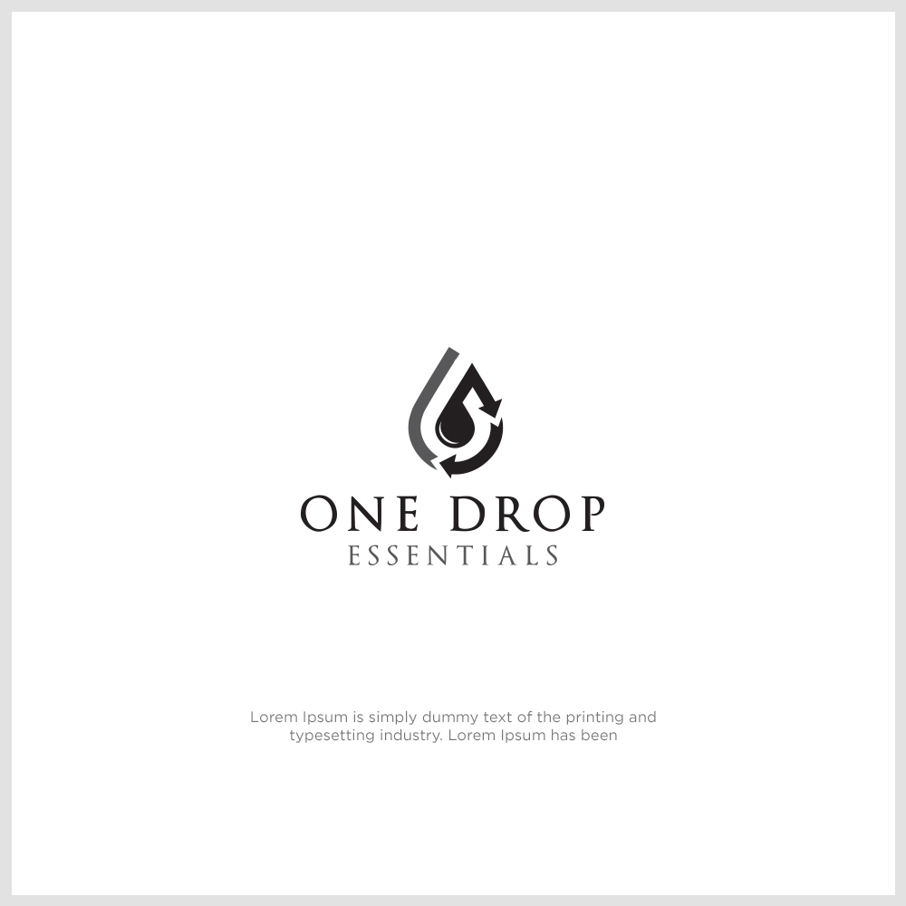 Logo Design by luthfansa 2 for One Drop Essentials | Design #20954067