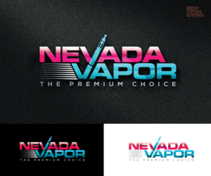 Nevada Vapor (logo),  The Premium Choice (smaller tagline) | Logo Design by step forward 2